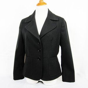 Talbots Women's Black Blazer Jacket Size 6